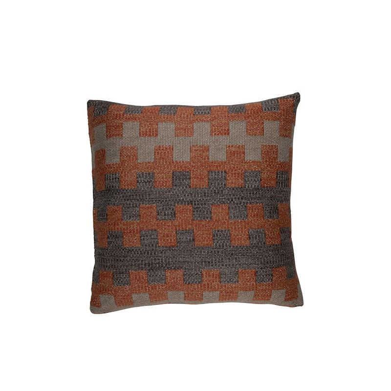 Ladder Wool Paprika Feather 20x20