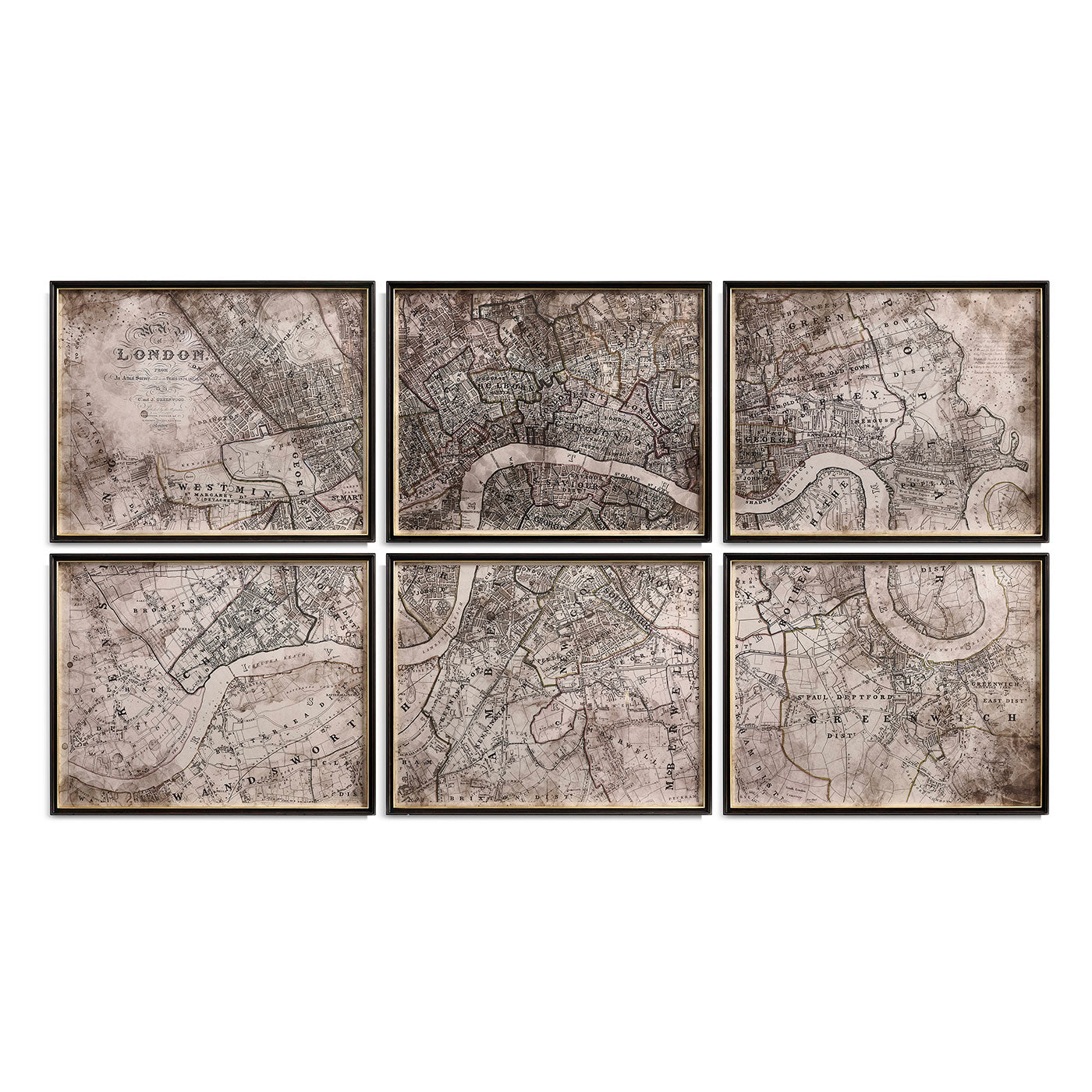 Districts of the Metropolis - Set of 6