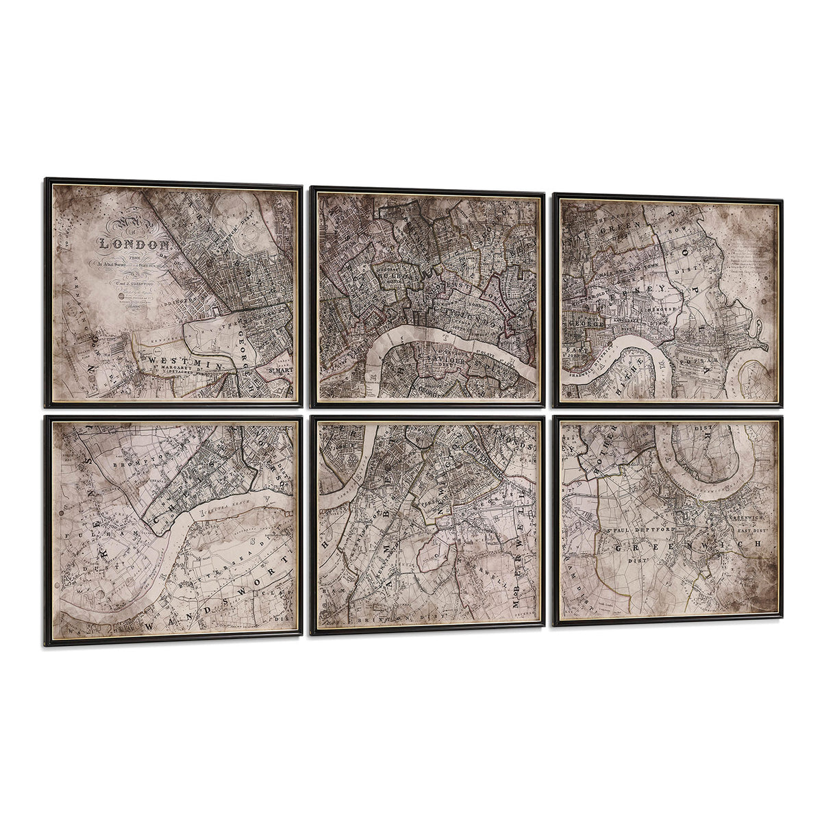 Districts of the Metropolis - Set of 6