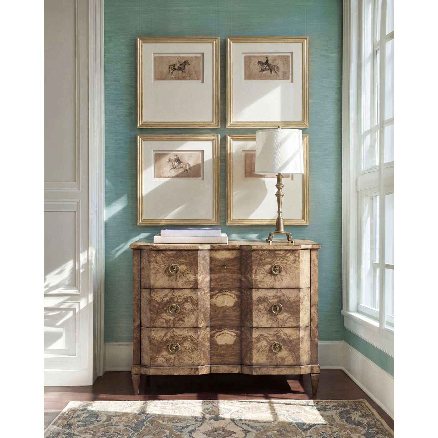 Equestrian Lines in Motion - Set of 4