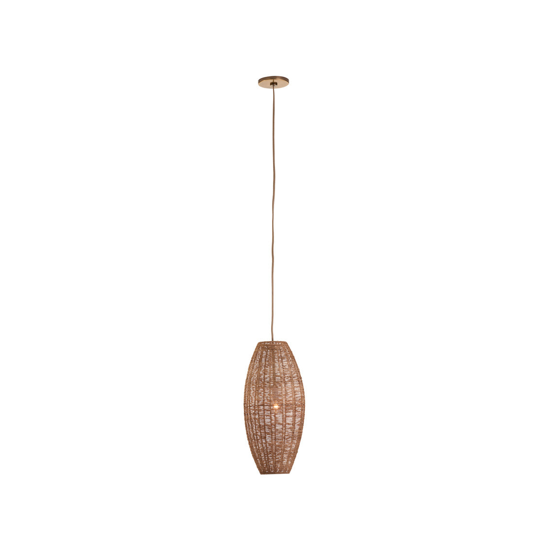 Teague Single Pendant - Tall