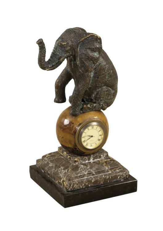 Agile Elephant Clock by Maitland-Smith