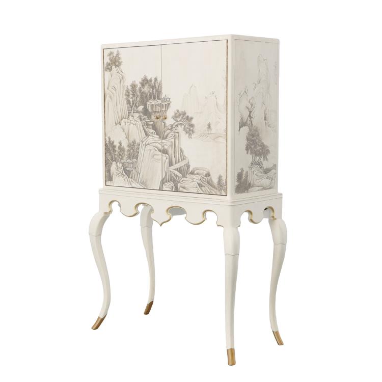 Lacca Veneziana Bar Cabinet – Bar Cabinets by Maitland-Smith | Sutter & Vale