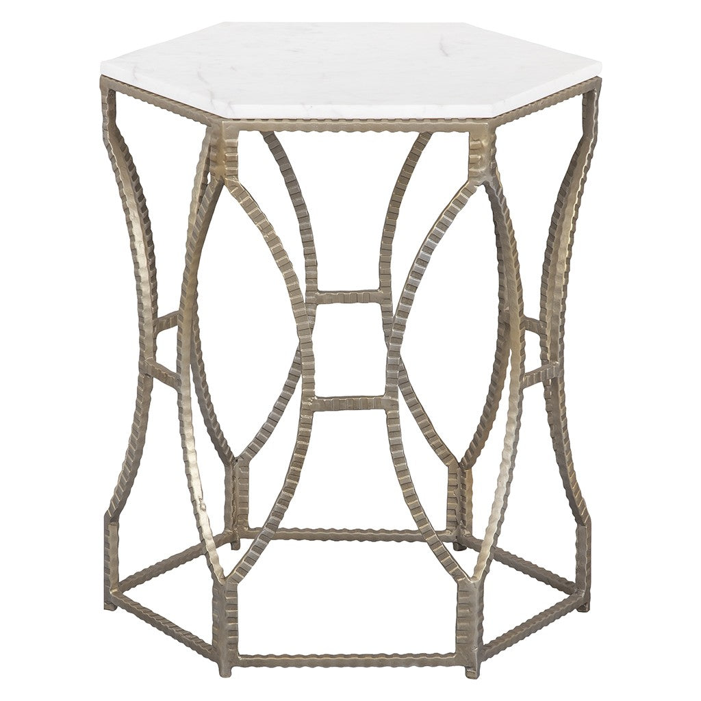 La Bella Carrara Marble Top Drink Table (8158-ET) - Fairfield Chair
