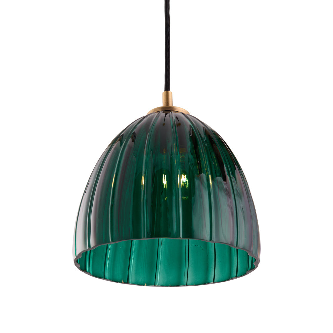 Caterina Single Pendant - Emerald Green