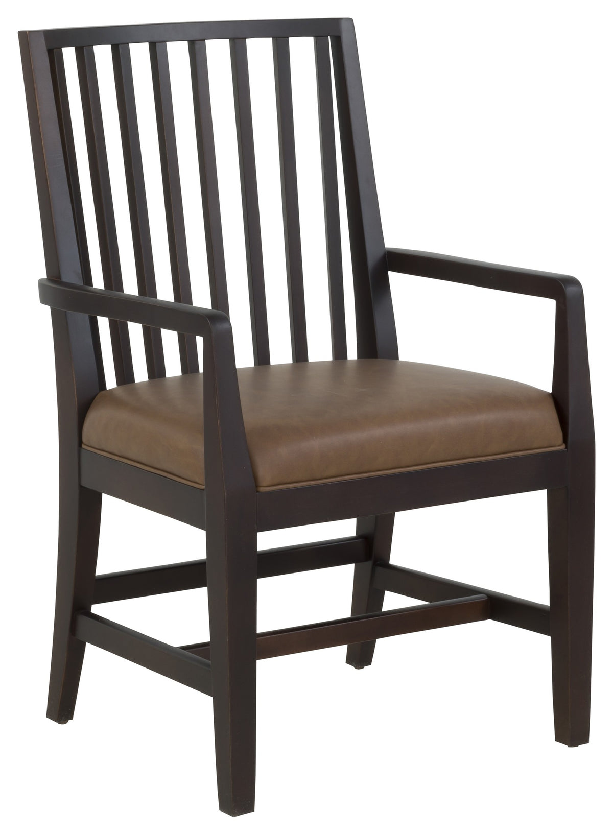 Bonnie Leather Arm Chair (L-8223-04) - Fairfield Chair