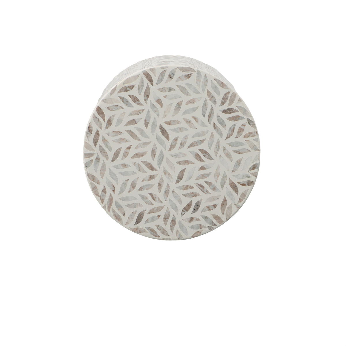 Stone Inlay Side Table