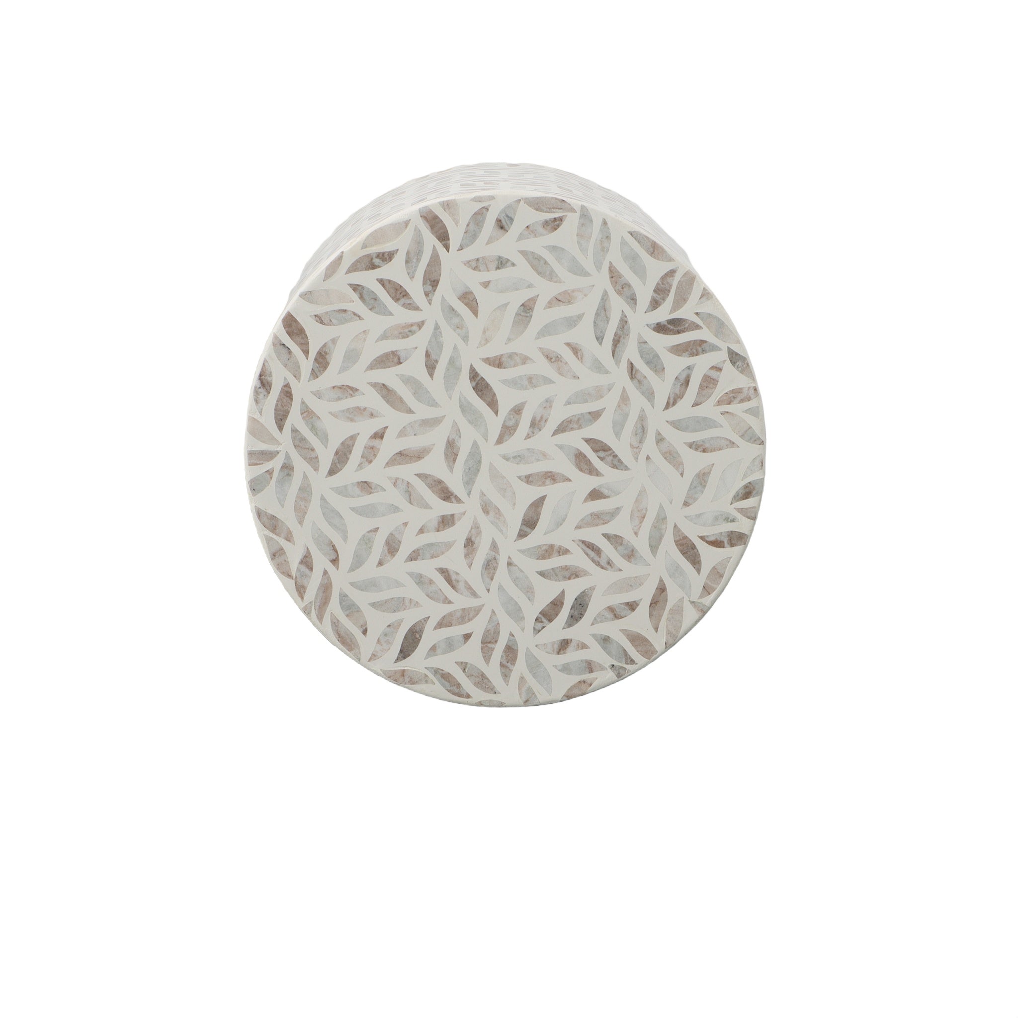 Stone Inlay Side Table
