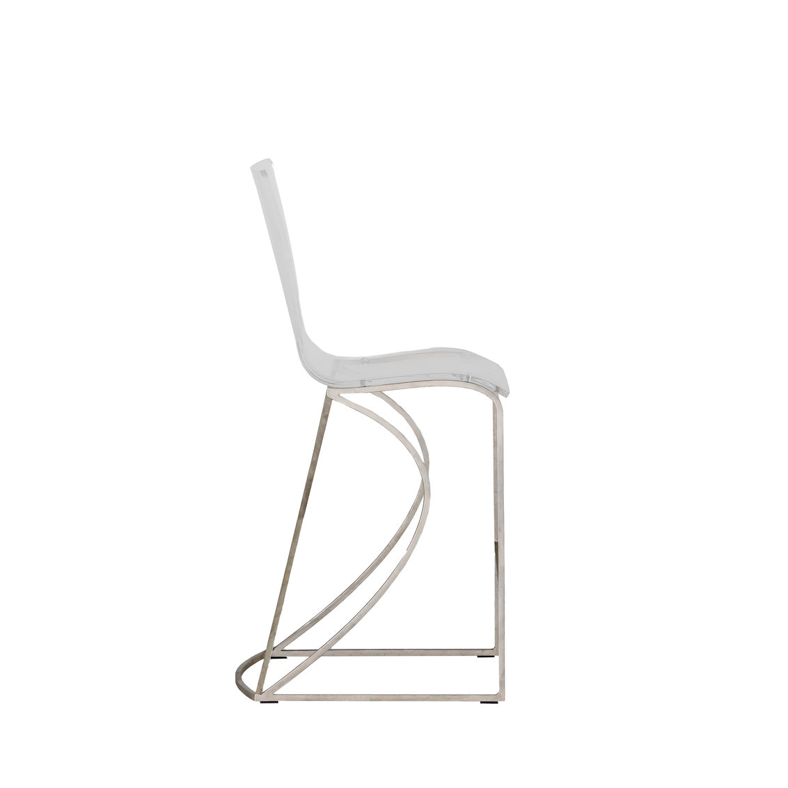 Johnson 24.75' Counter Height Stool - Silver