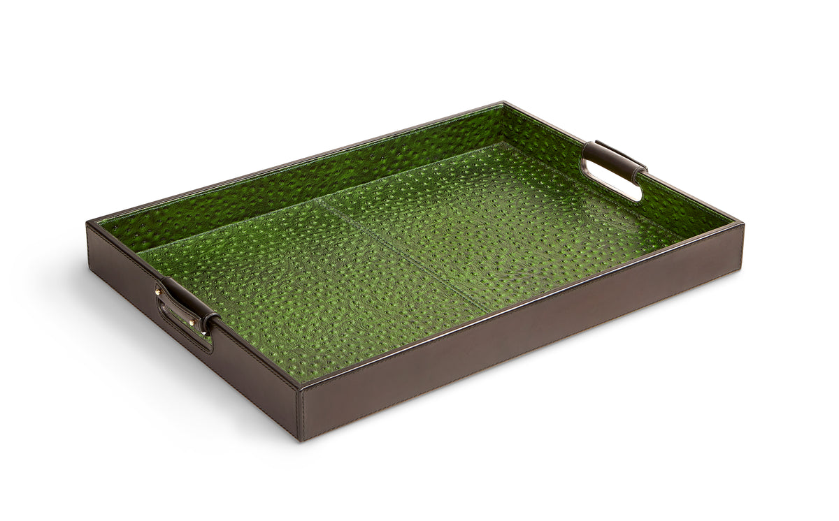 Leather Tray Handle Accent