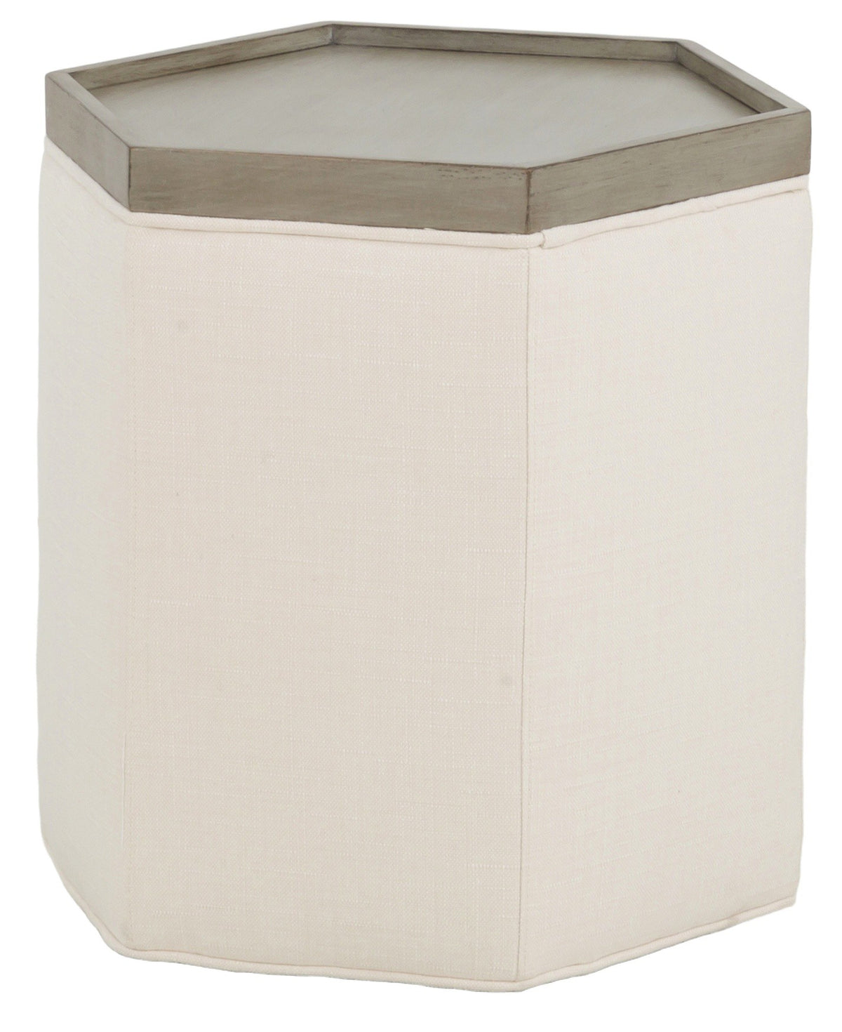 Honeycomb Leather Upholstered Drink Table (L-8400-88) - Fairfield Chair