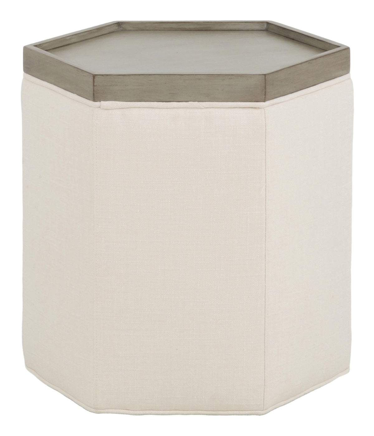 Honeycomb Leather Upholstered Drink Table (L-8400-88) - Fairfield Chair