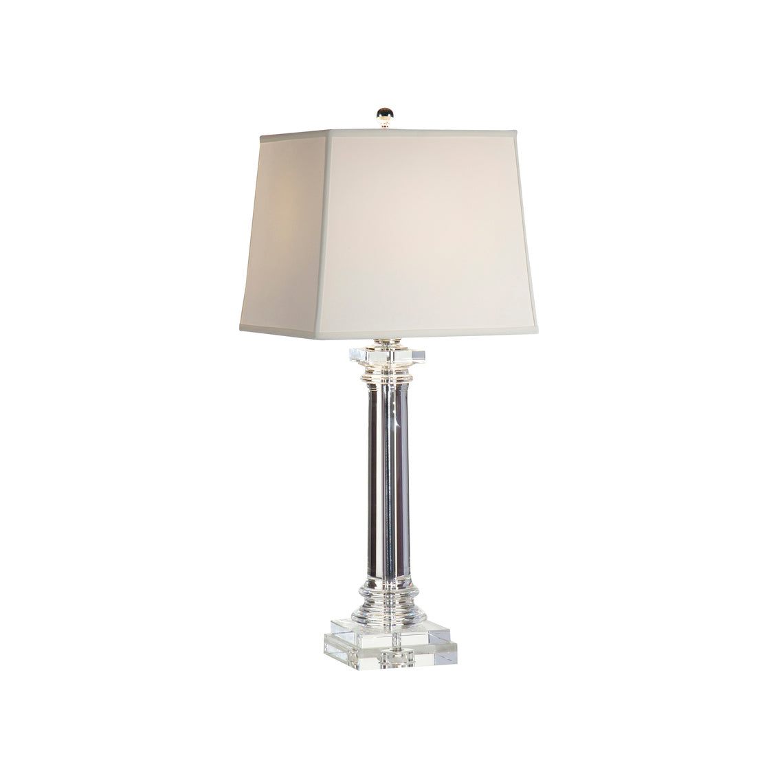Round Crystal Column Lamp