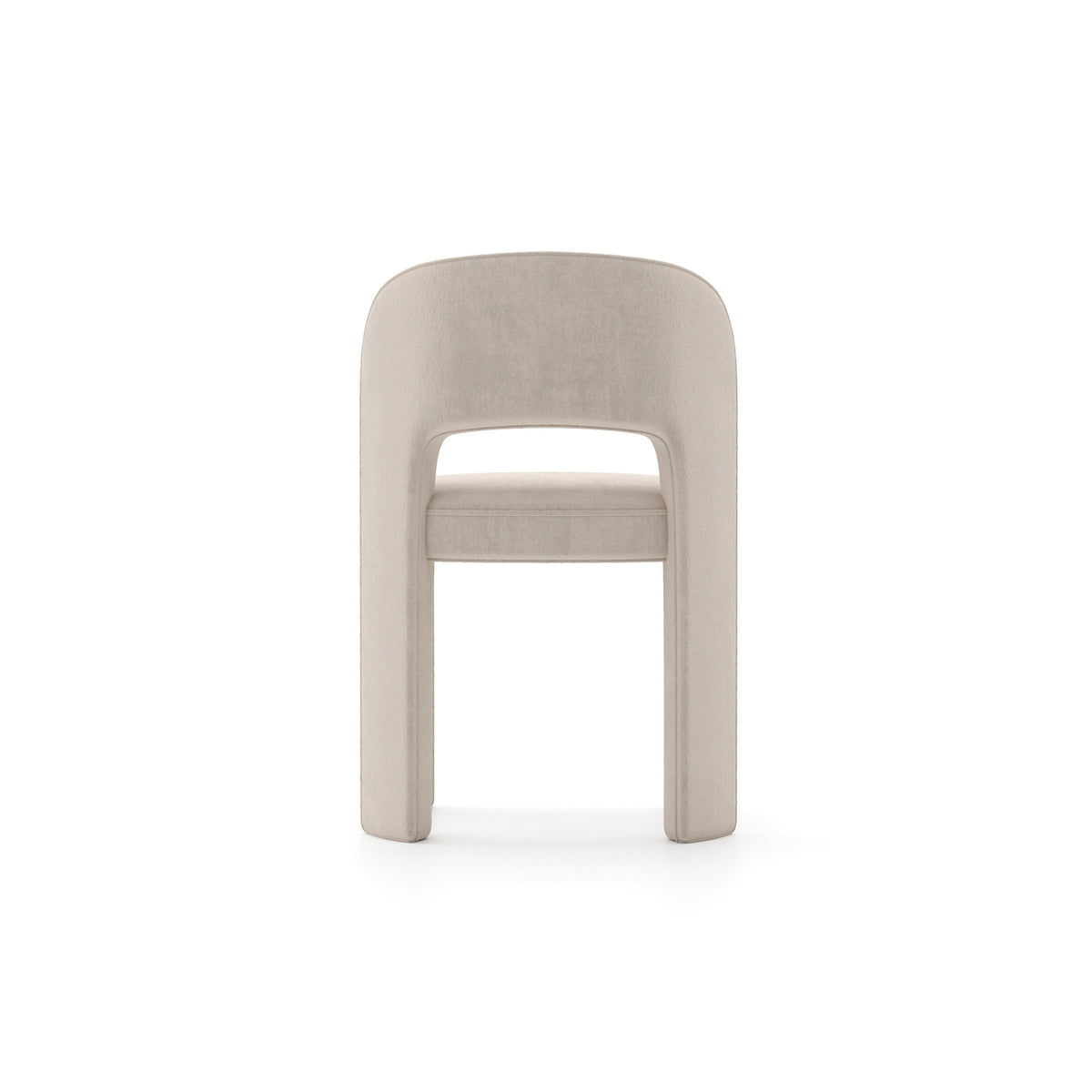 Overlap Side Chair Ivory