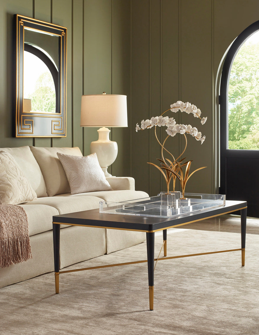 Greek Hall Mirror - Black