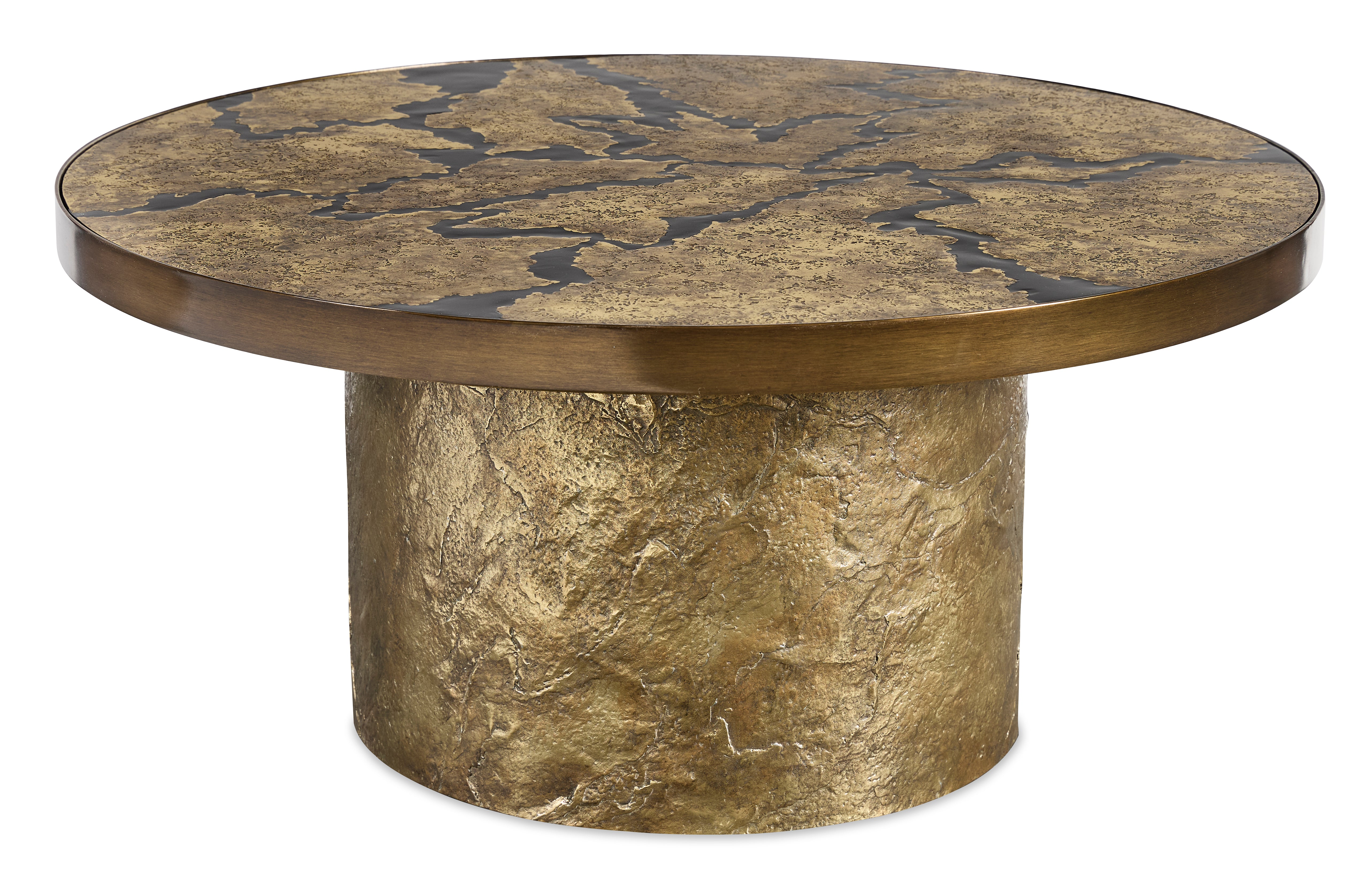 Flow Round Base Cocktail Table