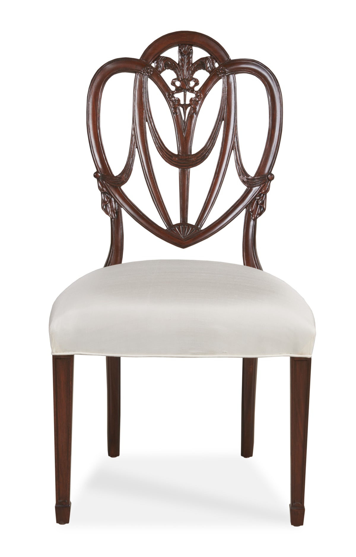 Heart Side Chair Pearl