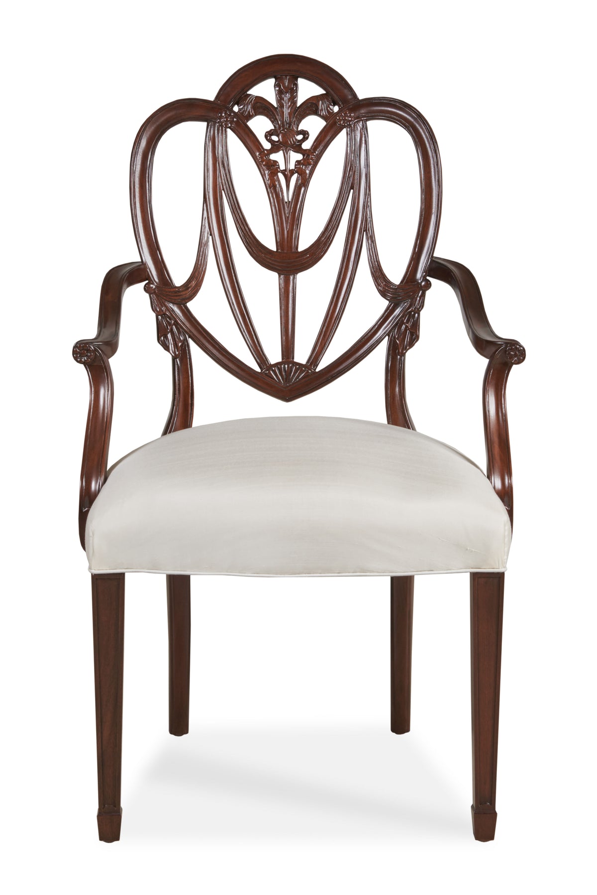 Heart Arm Chair Pearl