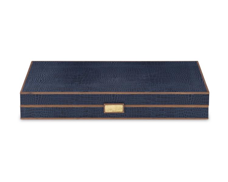 Navy Leather Game Board – Accessories by Maitland-Smith | Sutter & Vale
