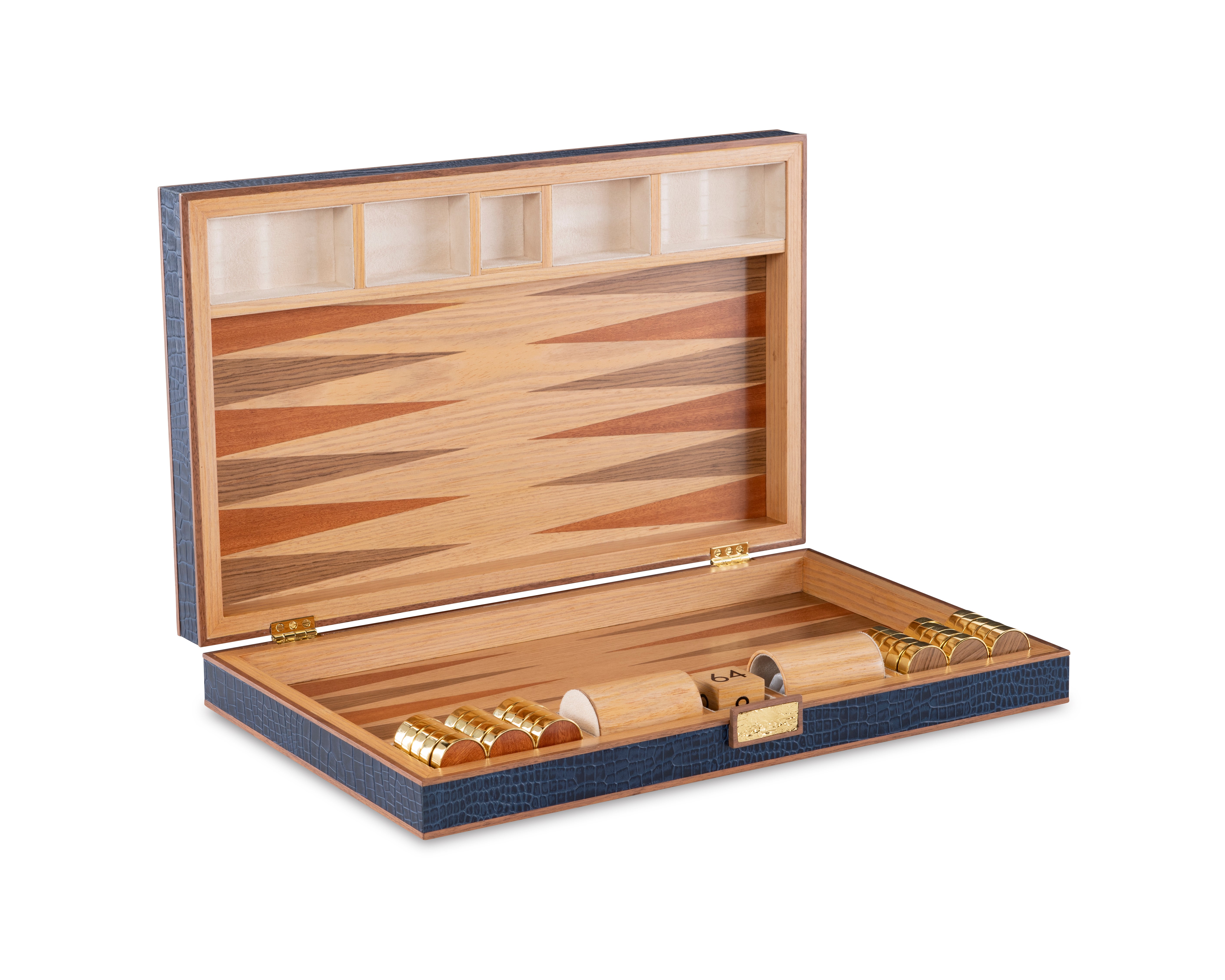 Navy Leather Game Board