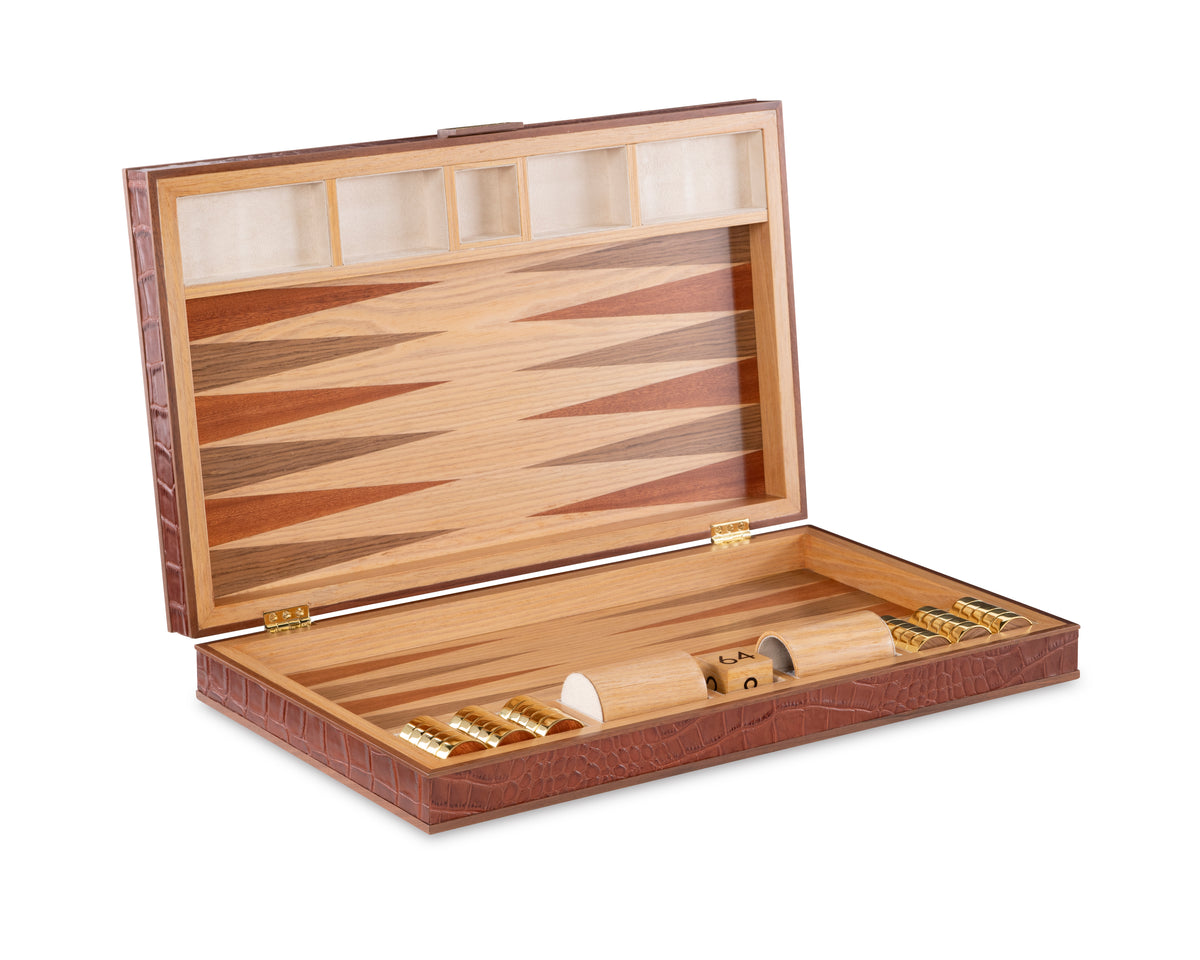 Tan Leather Game Board