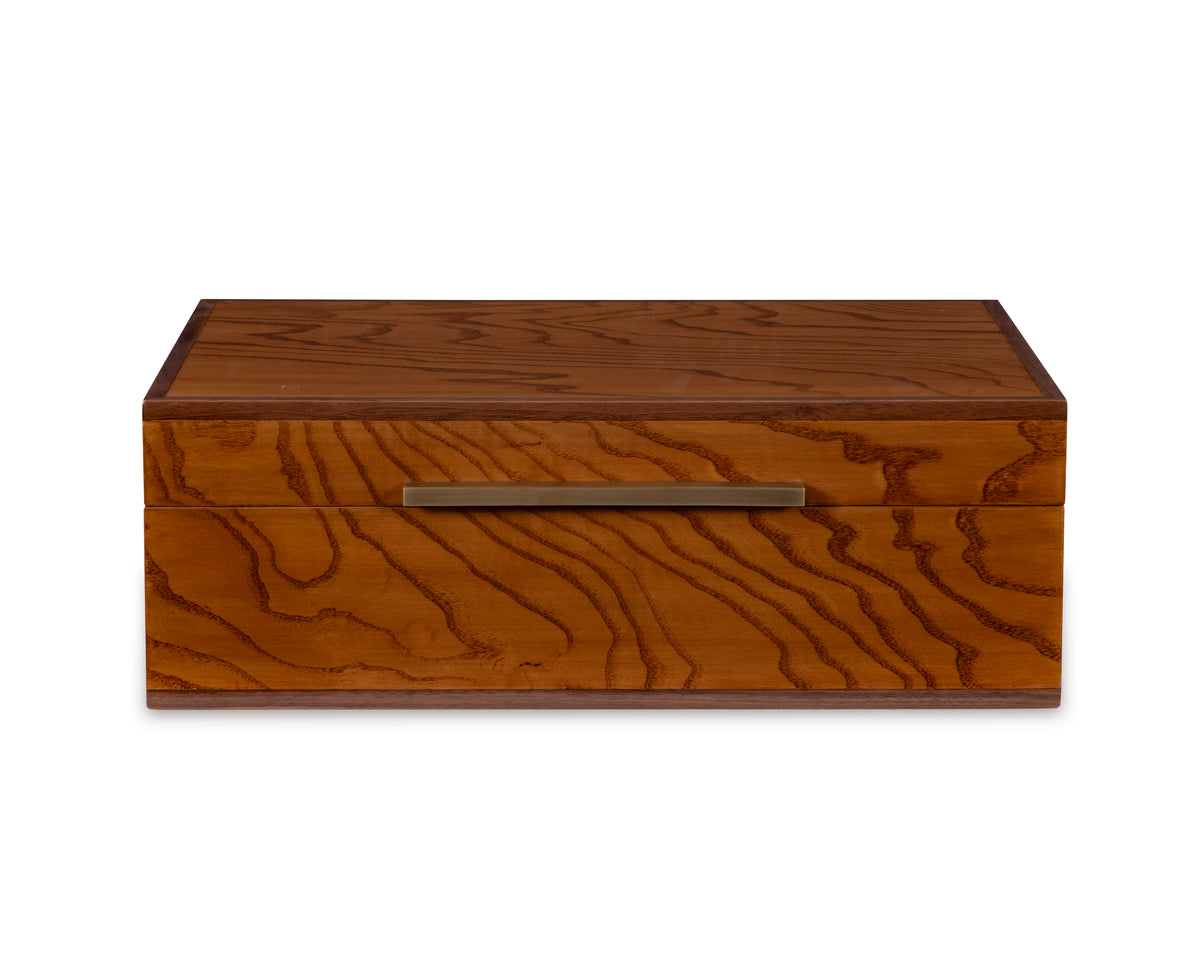 Walnut And Brass Box