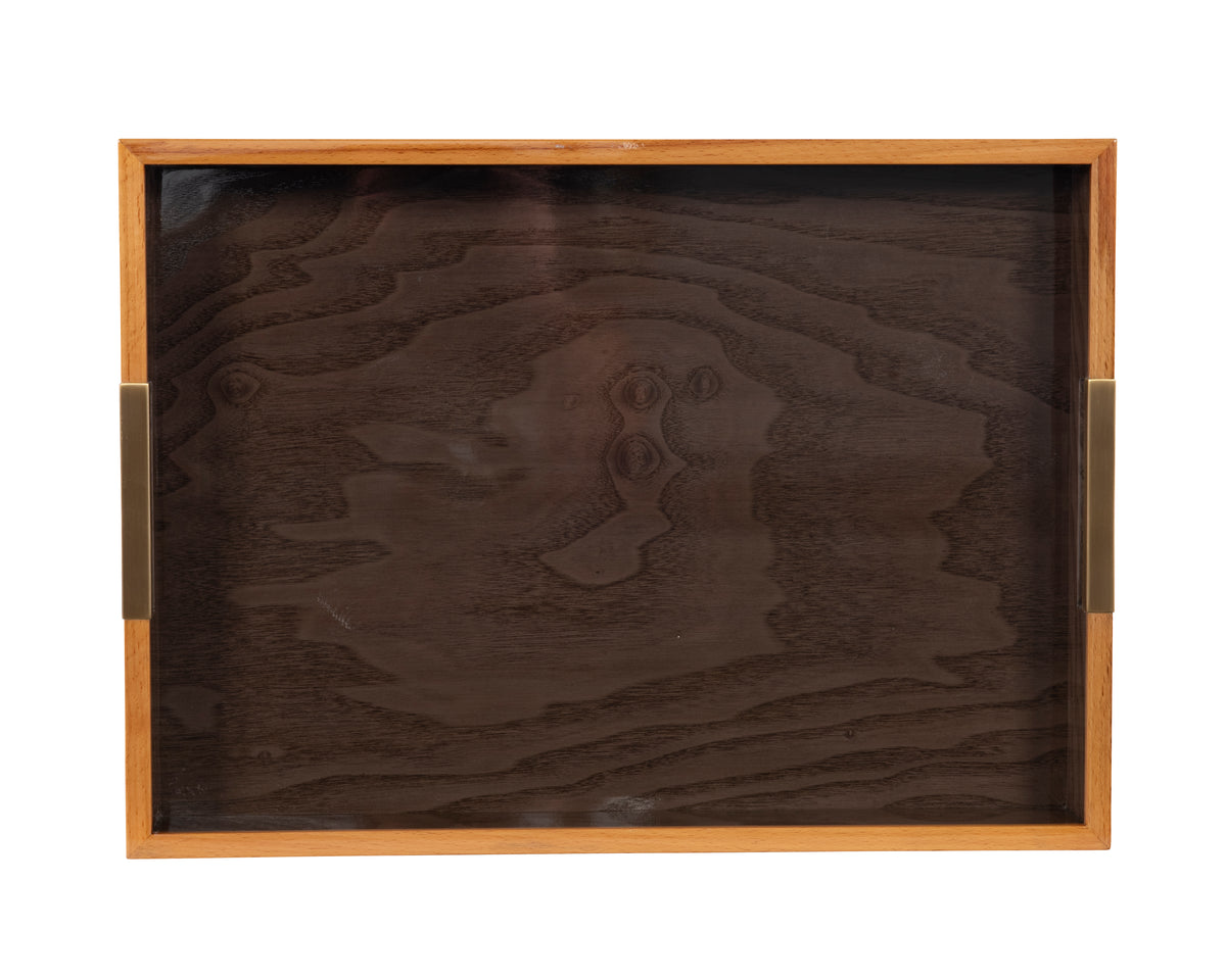 Grey Burl Tray