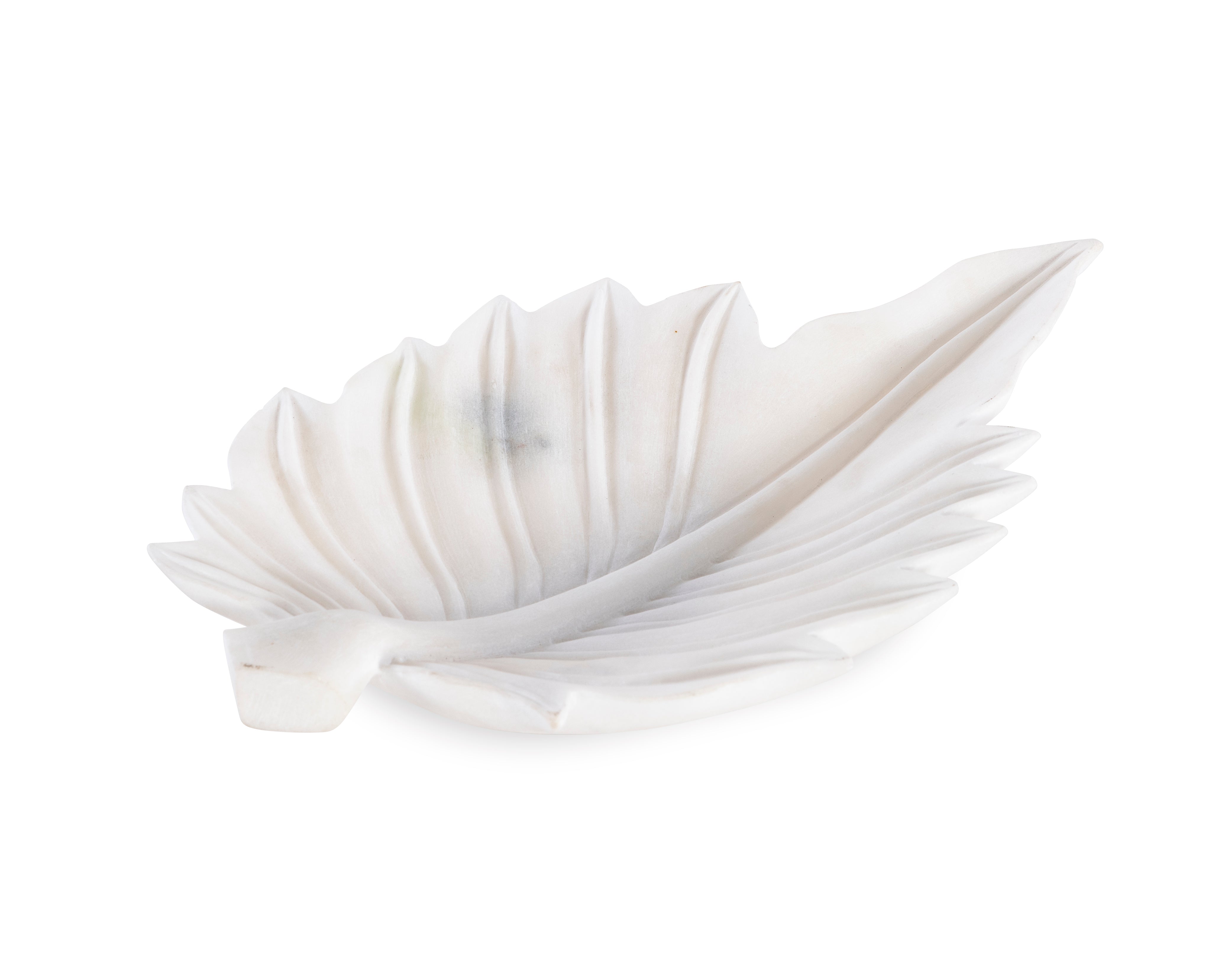 White Palm Dish