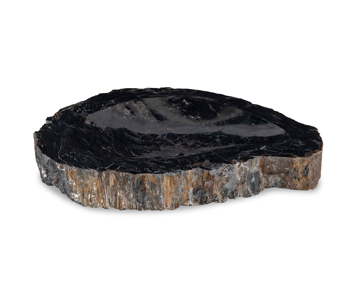 Grey Petrified Bowl