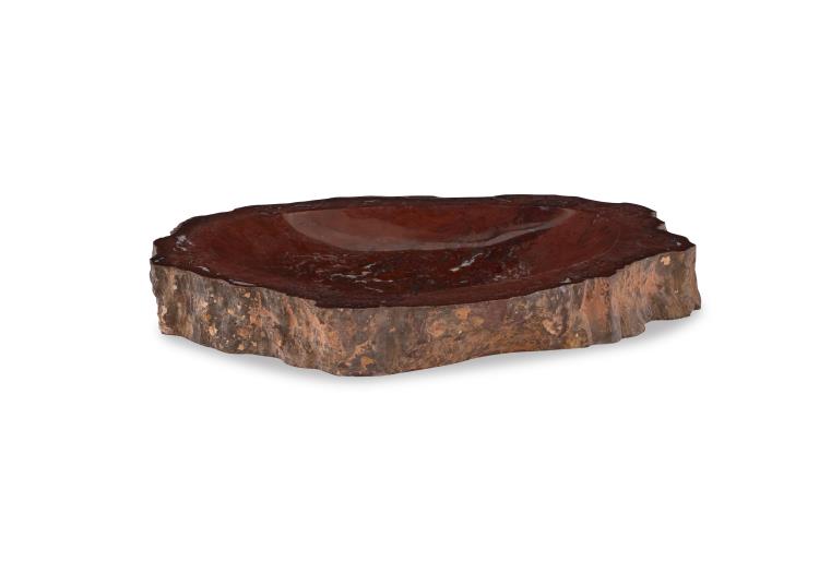 Large Red Petrified Bowl – Wall Decor by Maitland-Smith | Sutter & Vale