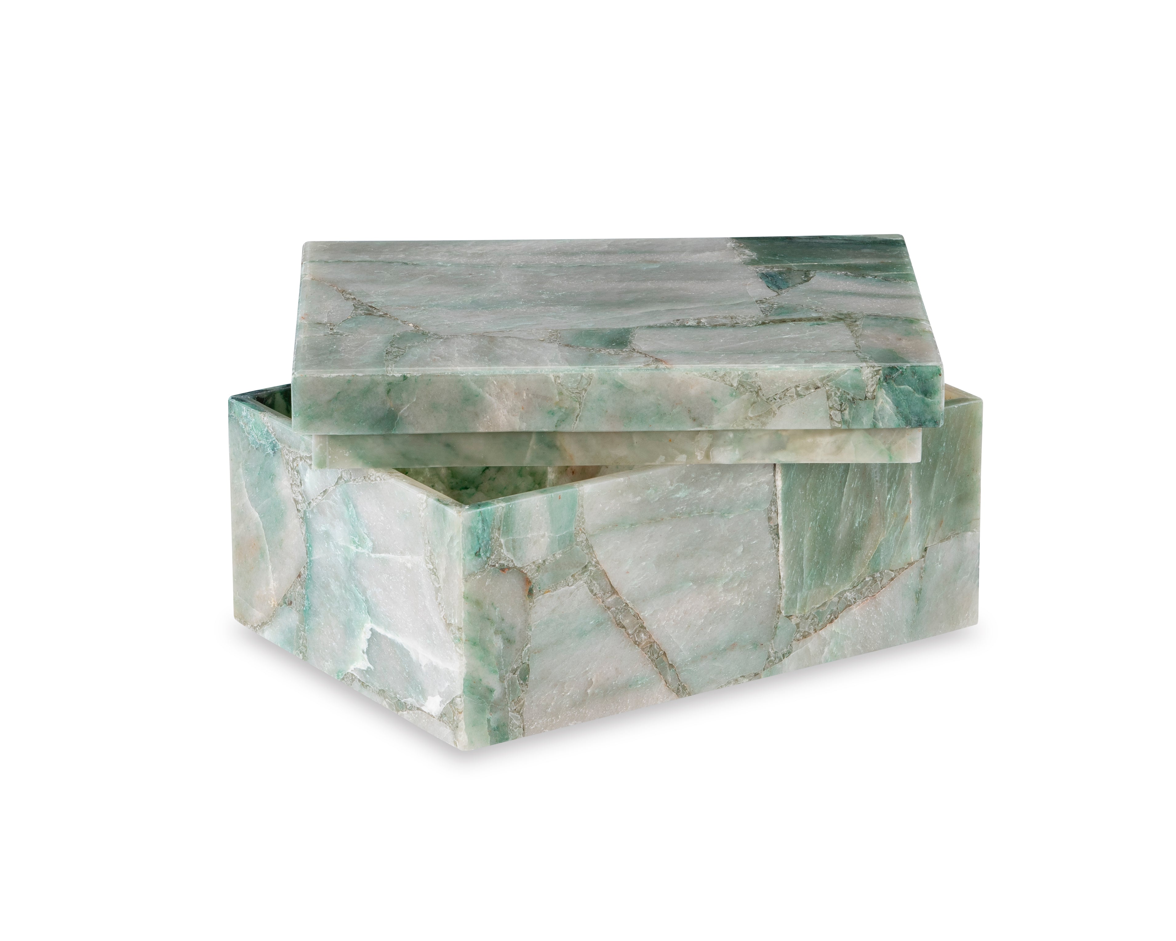 Large Green Aventurine Box