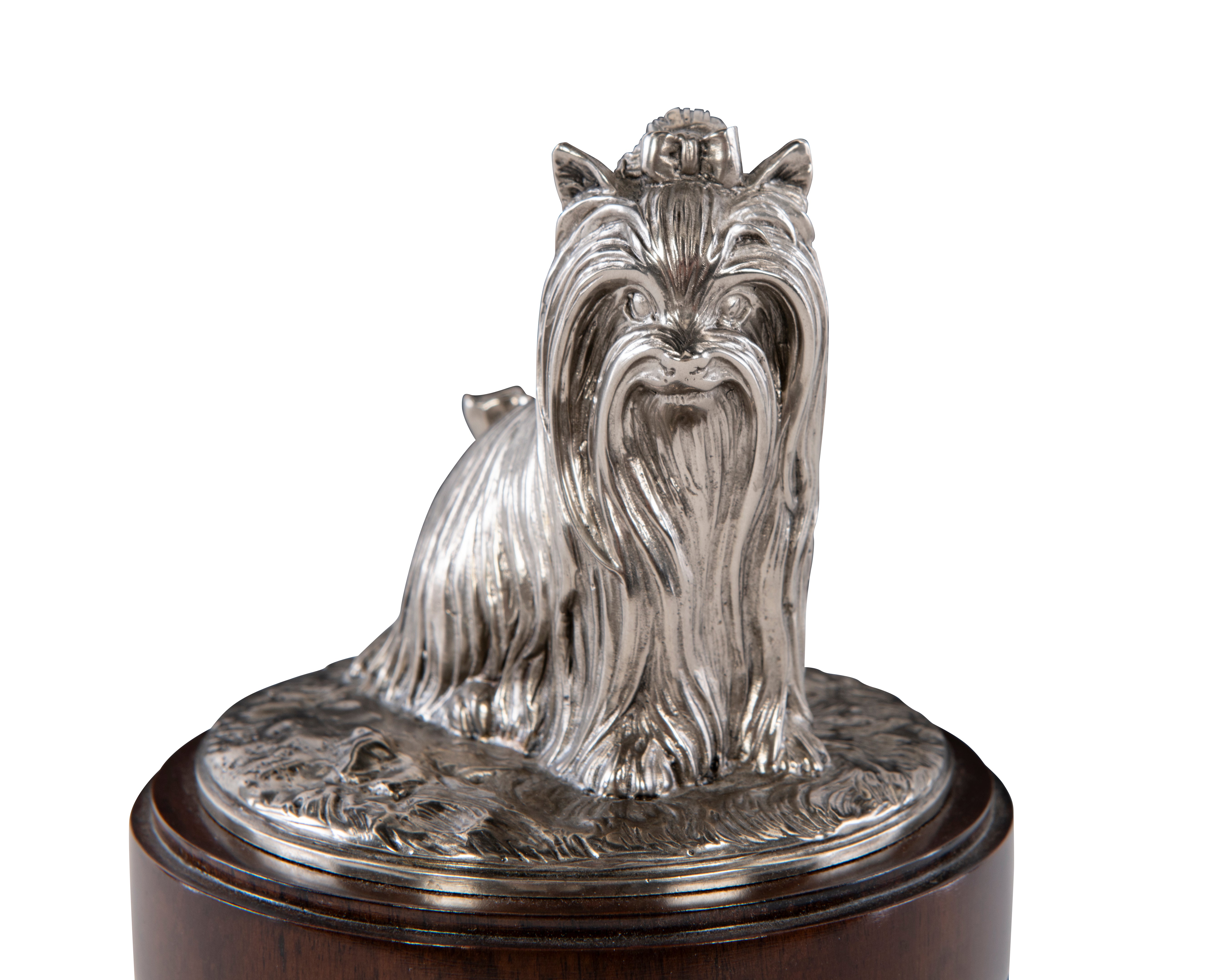 Nickel Yorkie Canister