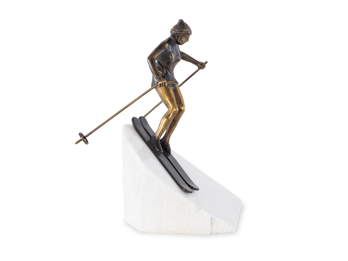 Skier Sculpture