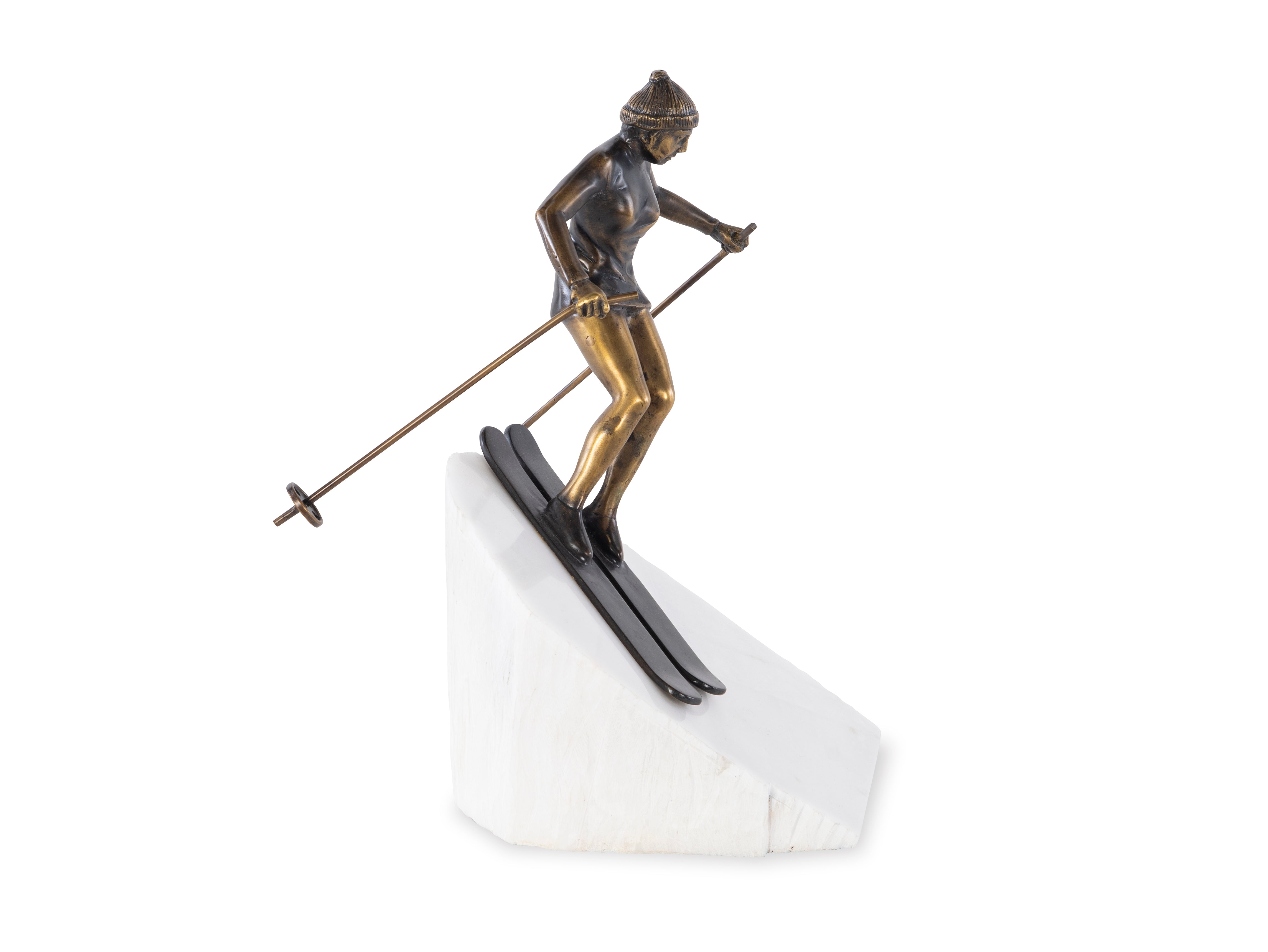 Skier Sculpture