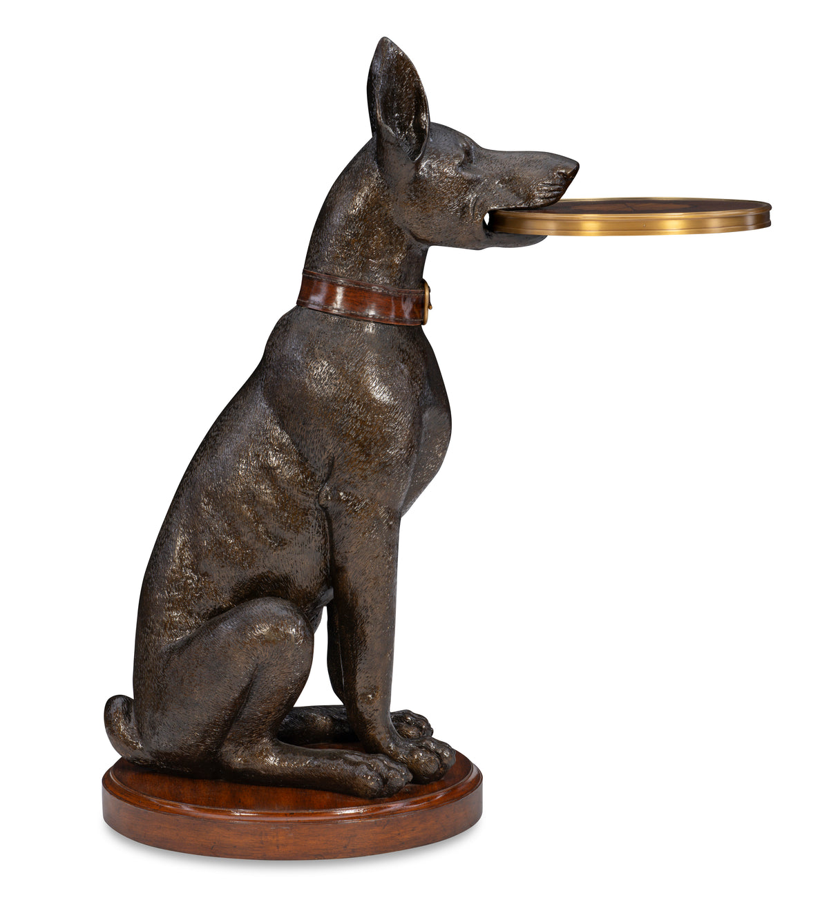 Doberman Accent Table