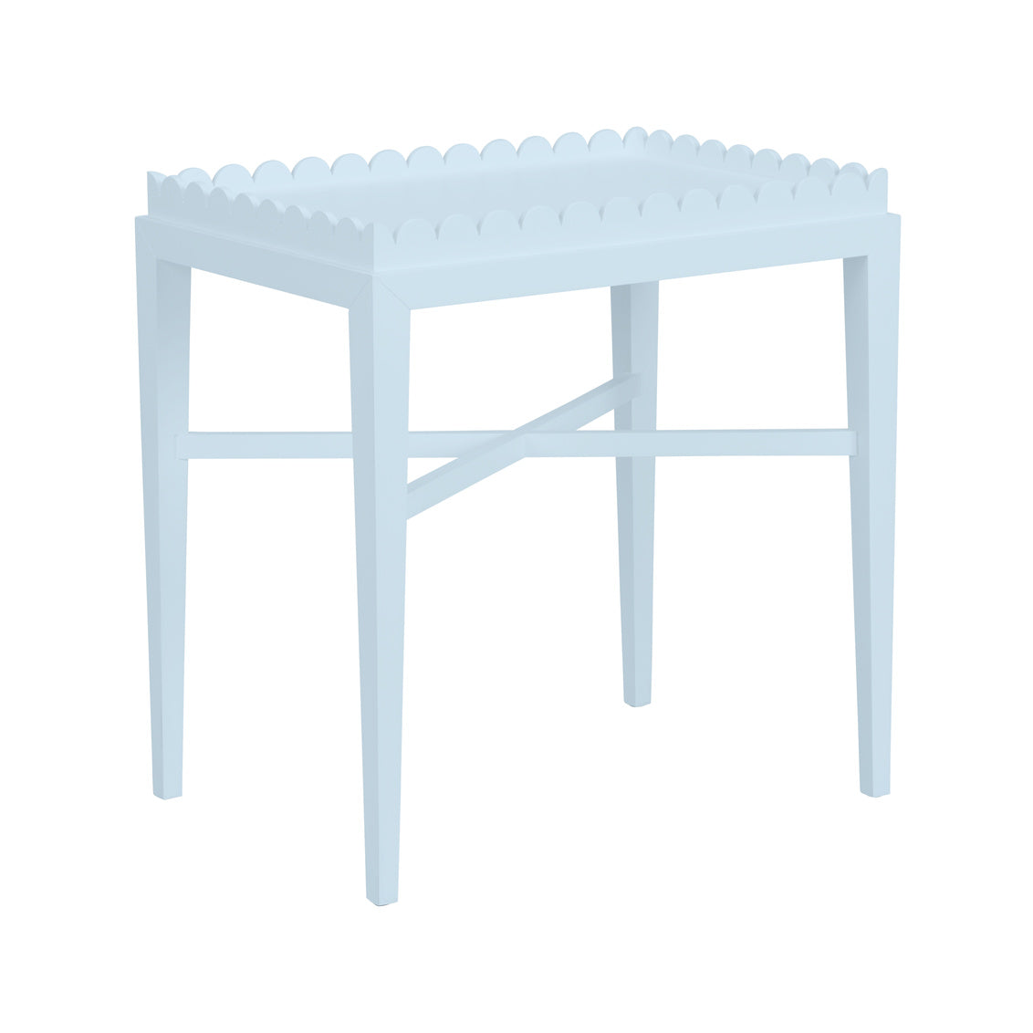 Scalloped Side Table