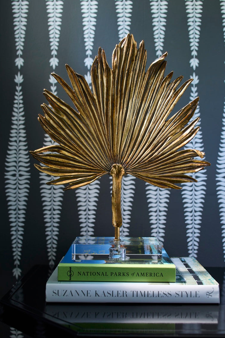 Palm Leaf - Gold (Sm)