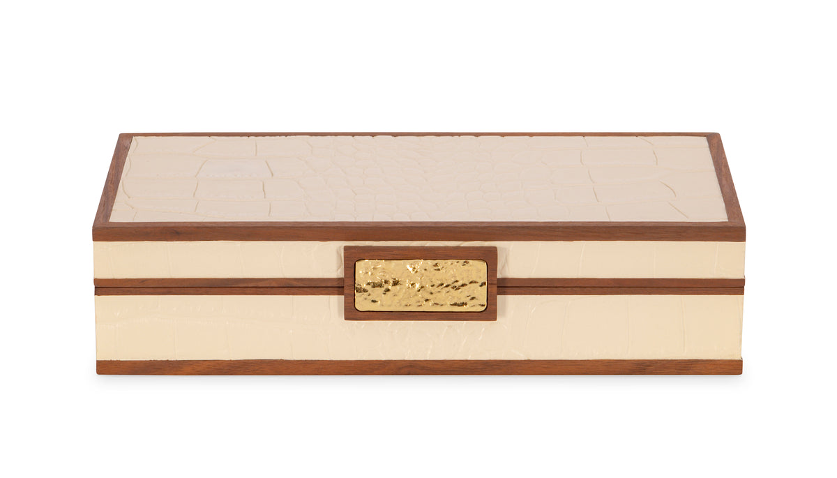Cream Stacking Boxes