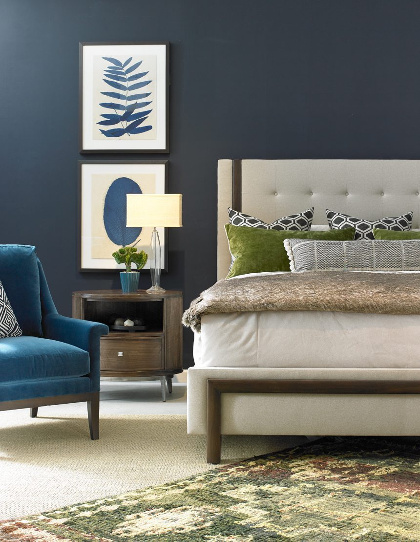 Natasha King Upholstered Bed