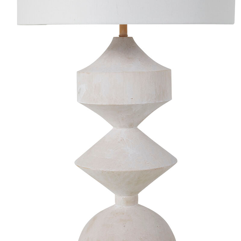 Maddox Table Lamp-White