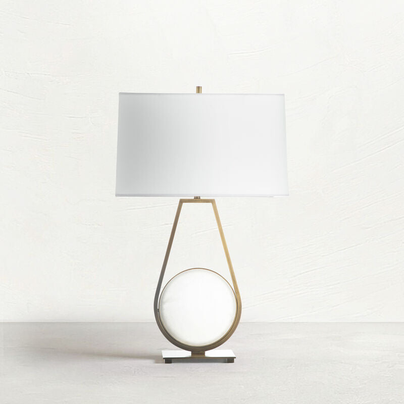Emerald Table Lamp -White