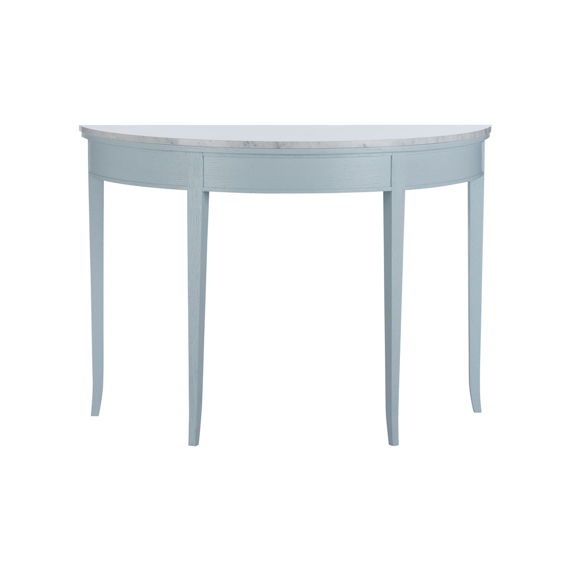 Brussels Demilune-Pale Blue in Pale Blue/Natural White / Wood - Chelsea House