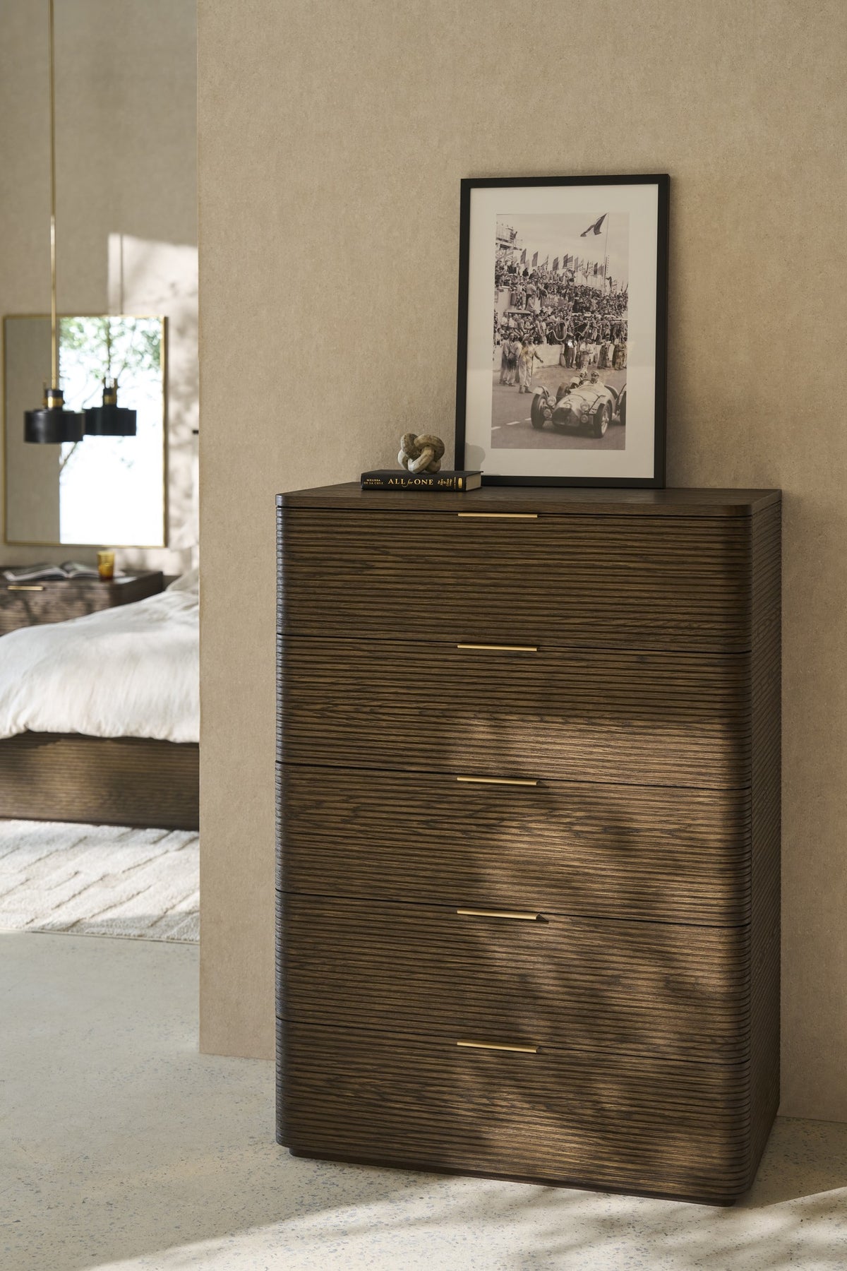 Tall Five Drawer Chest (8608-MH) - Fairfield Chair