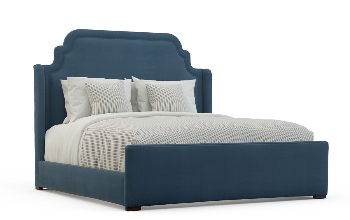Swan Lake Upholstered King Bed