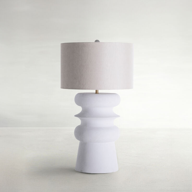 Claudius Table Lamp - Whitewashed