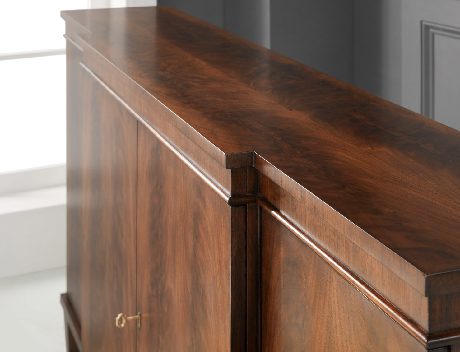 Walnut Breakfront Cabinet – Cabinet by Modern History | Sutter & Vale