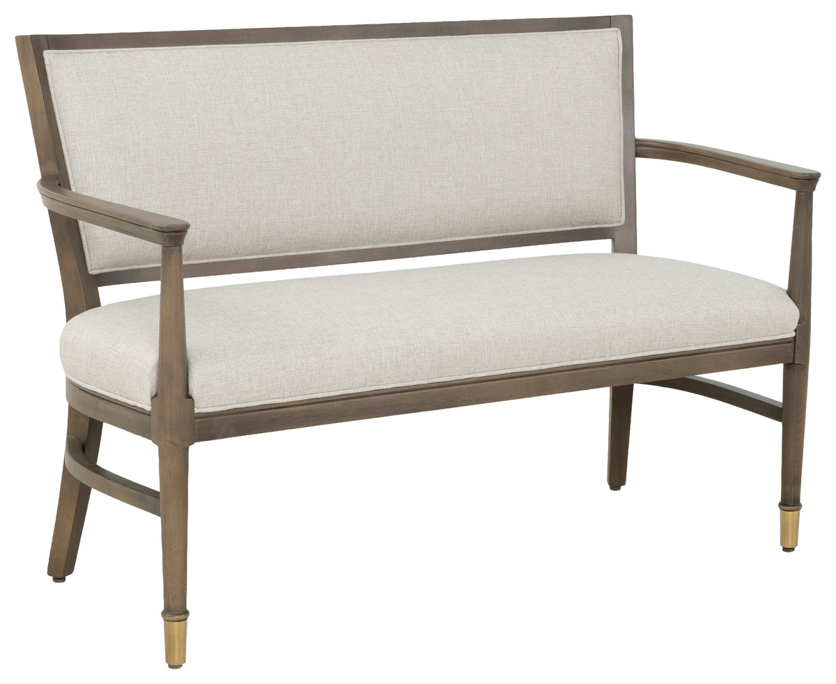 Garland Leather Settee (L-8737-40-6) - Fairfield Chair
