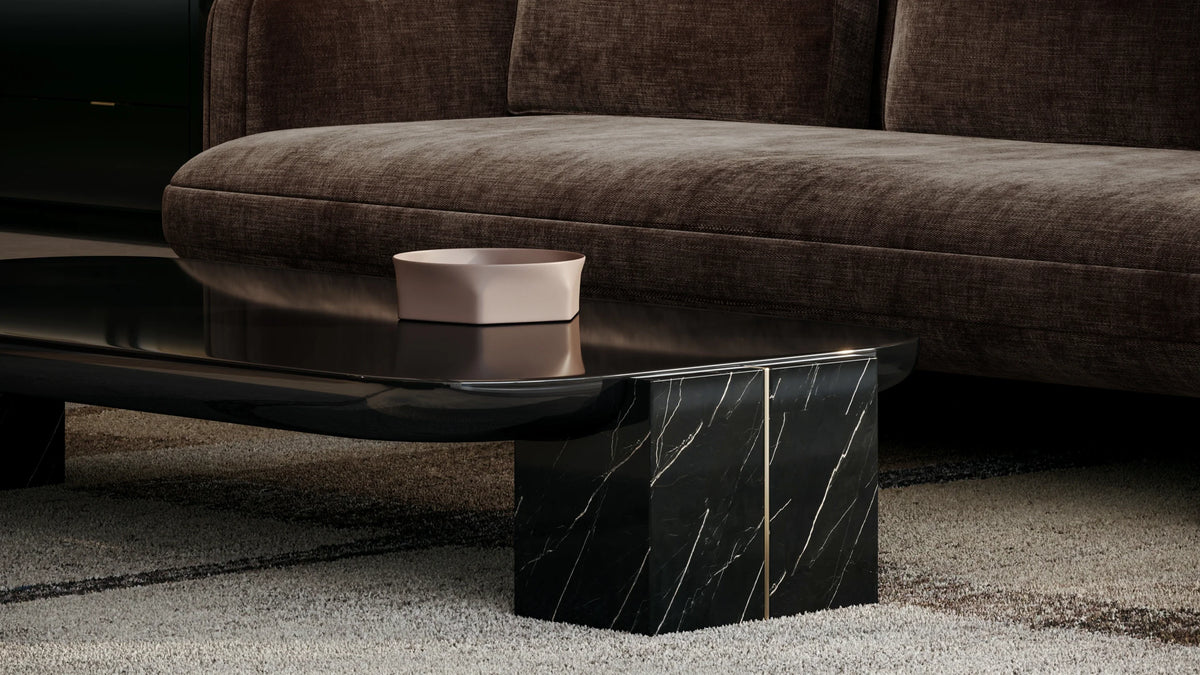 Overlap Rec Cocktail Table Dark