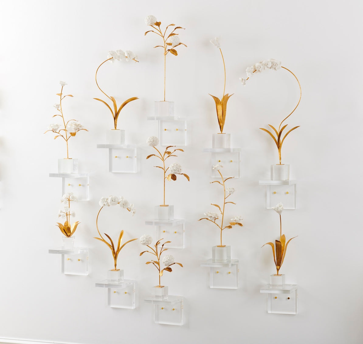 Small Hydrangea On Stand in 16 / Iron - Chelsea House