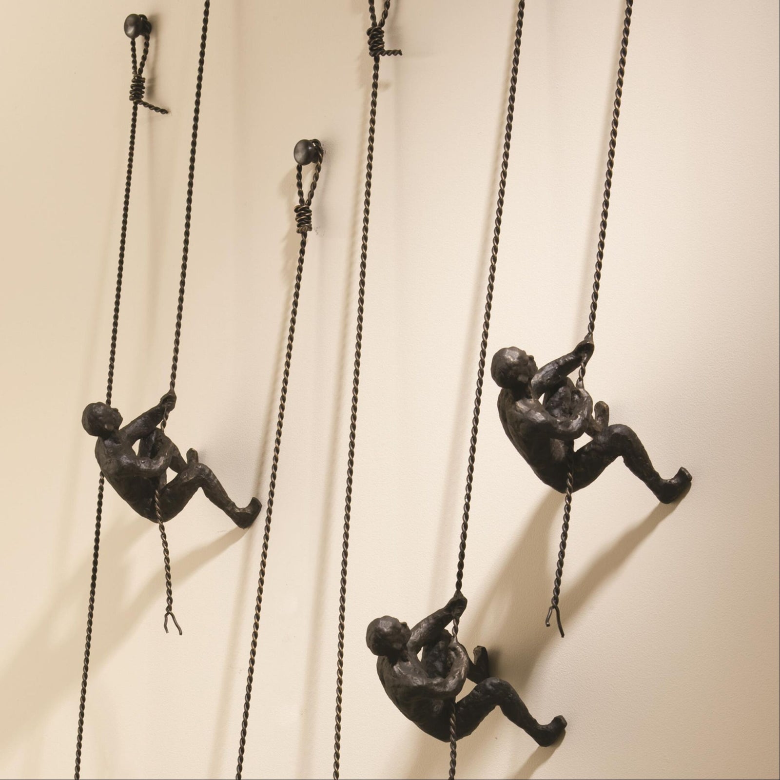Climbing Man-Wall Mounted-Bronze
